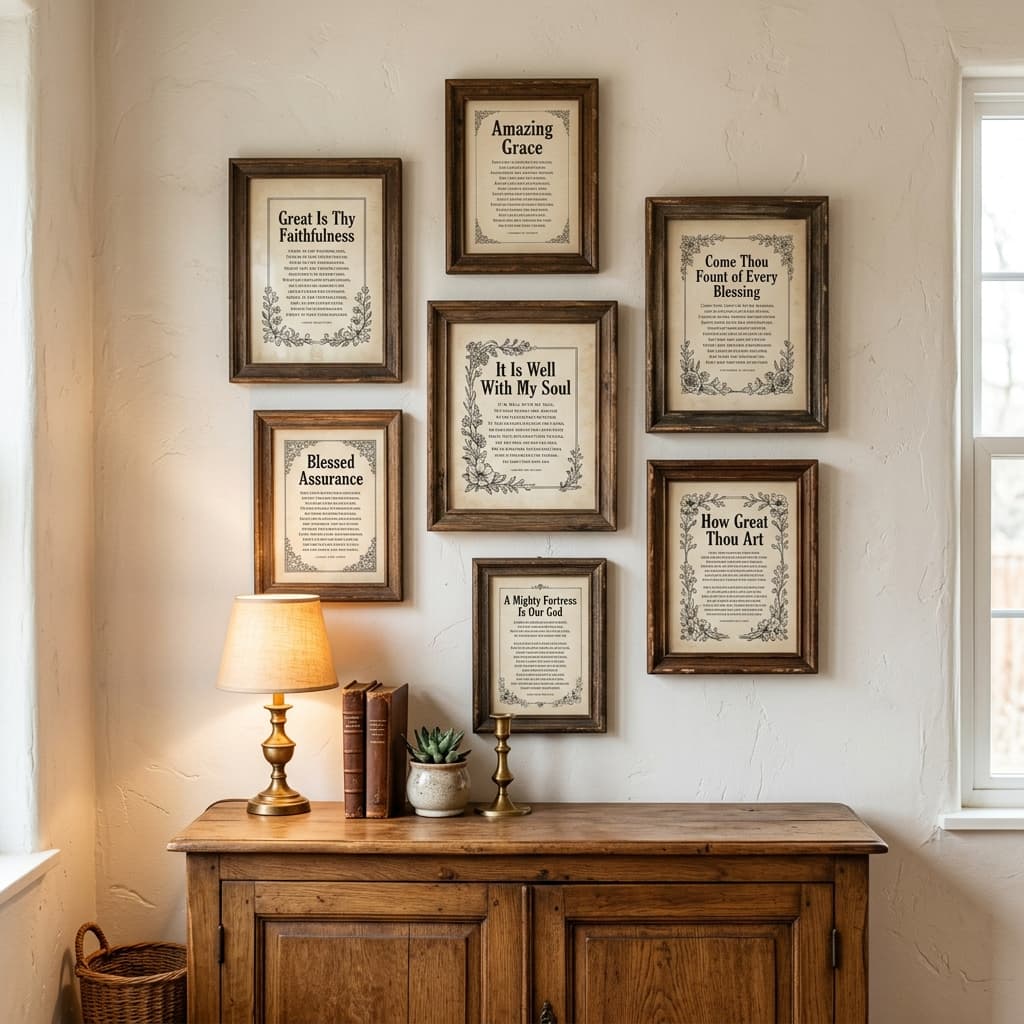 Preview of Beloved Hymns Wall Art Bundle