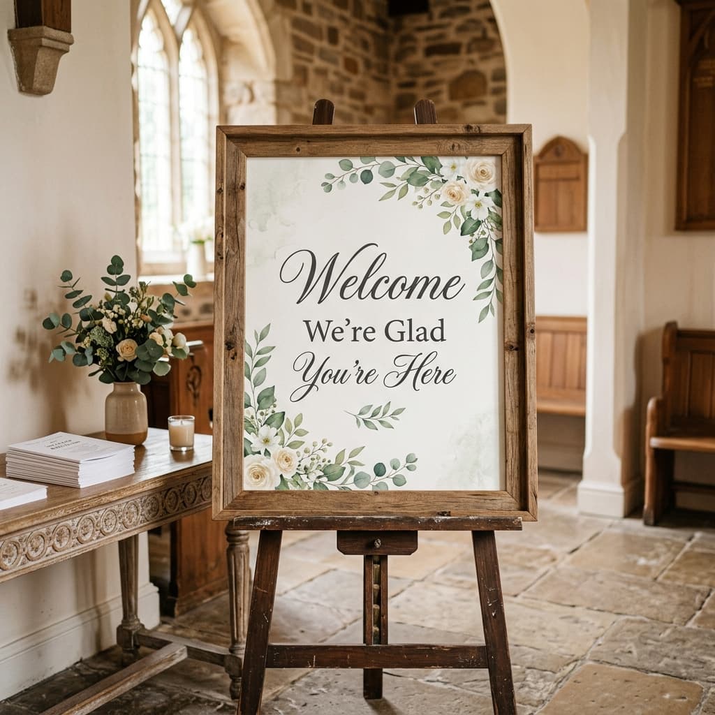 Preview of Church Event Welcome Signs